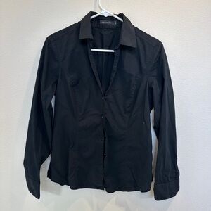 Black Button-Up Shirt